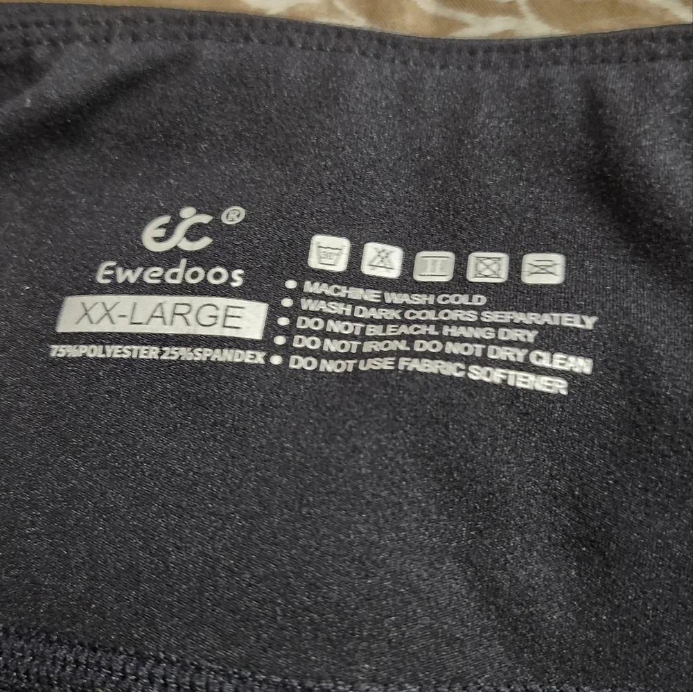 Black Ewedoos Leggins Size XXL - Picture 3 of 4